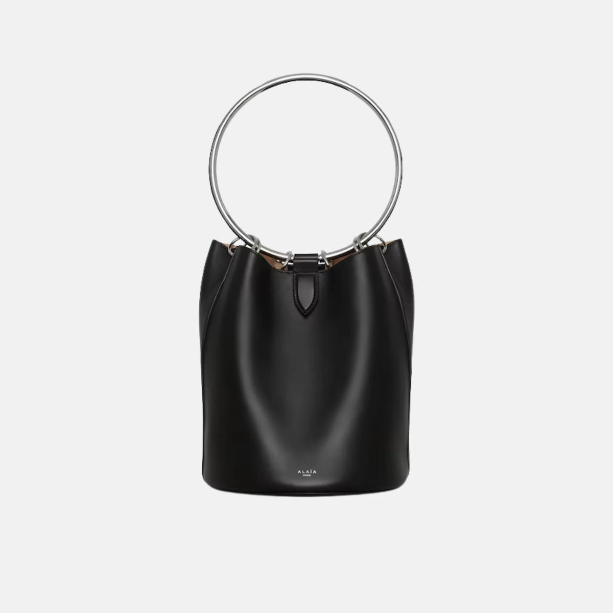 Ring Large Bucket Bag In Calfskin