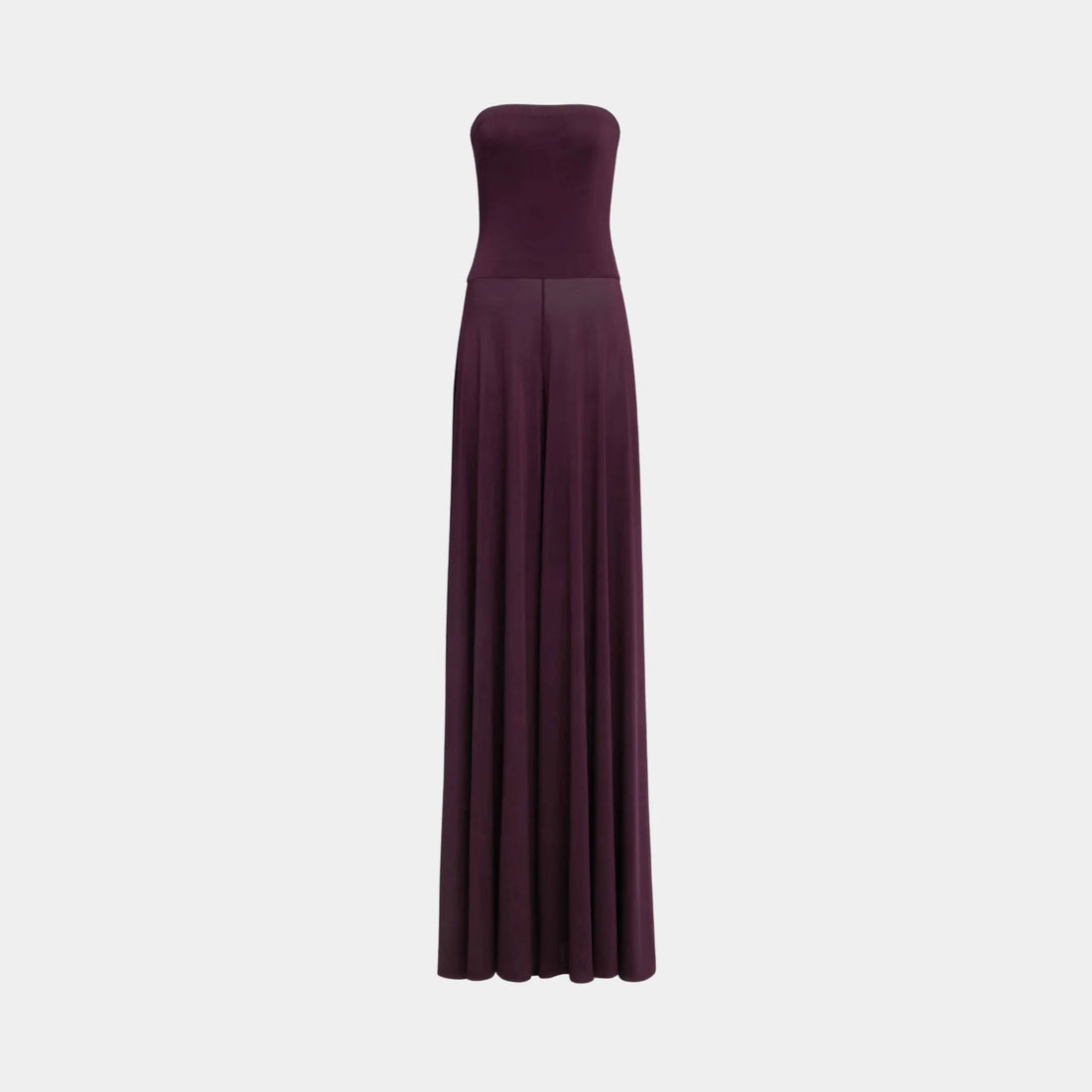 Alaia Soft Jersey Bustier Jumpsuit, Front