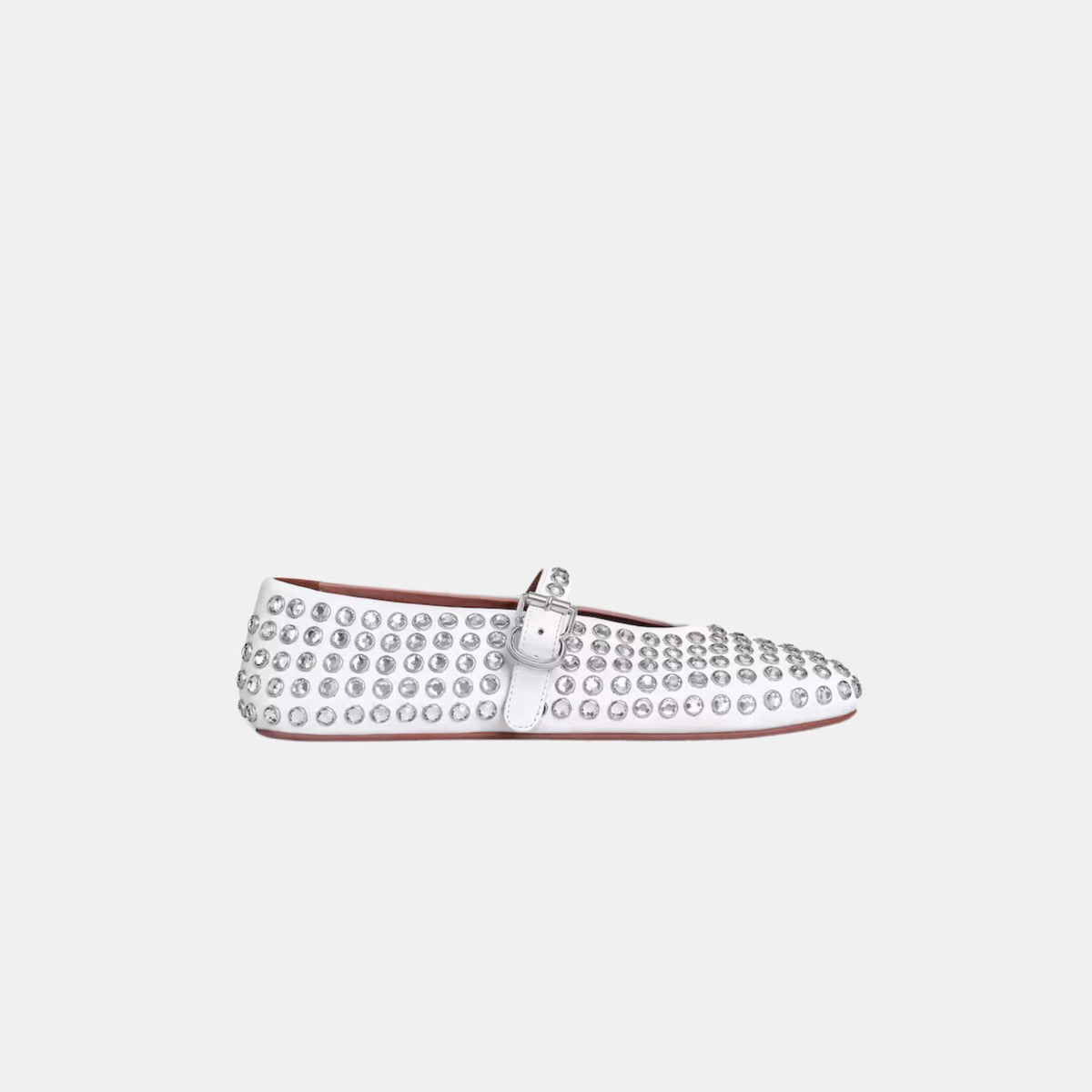 Strass Lambskin Ballet Flats