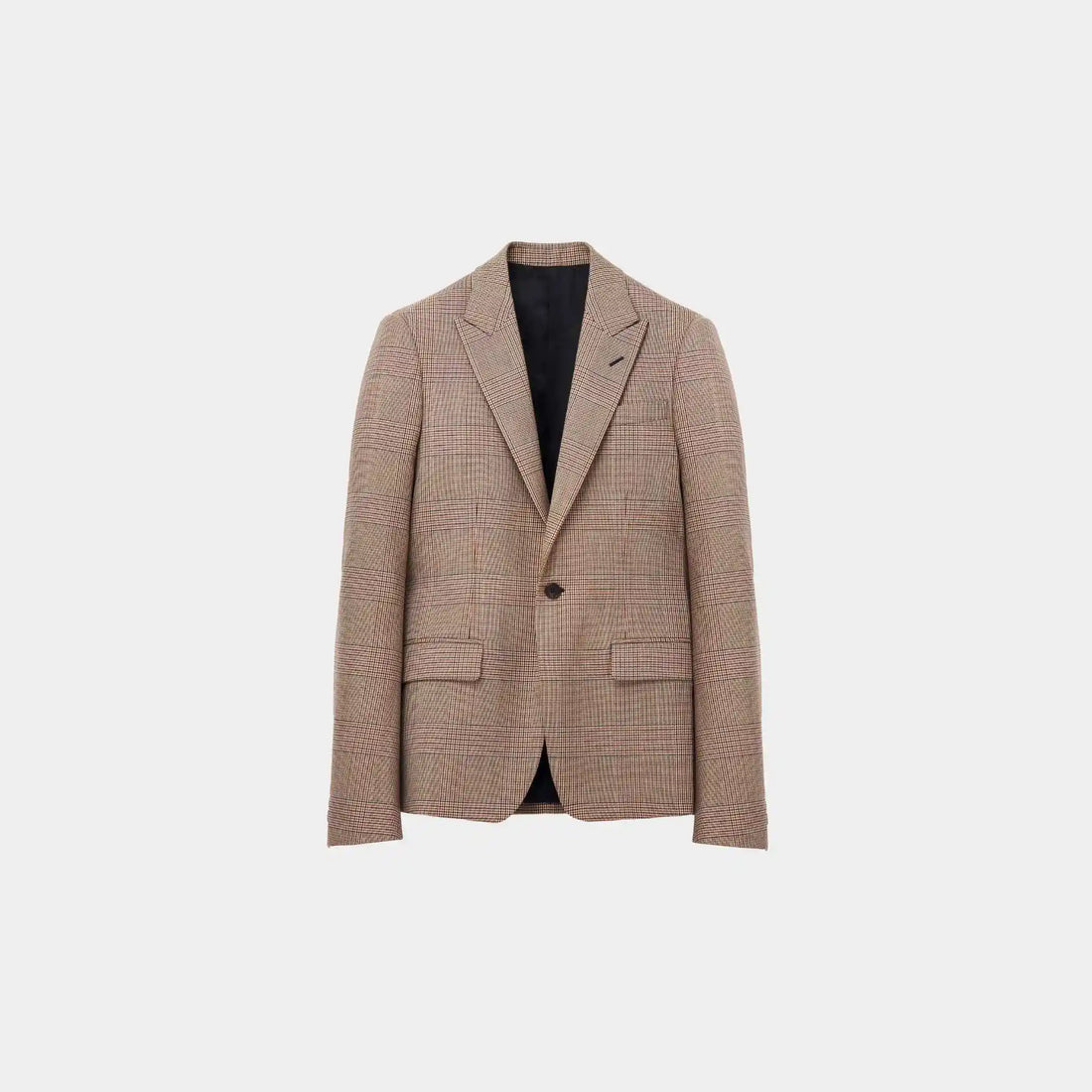 Alexander Mcqueen London Check Single Breasted Jacket, Front