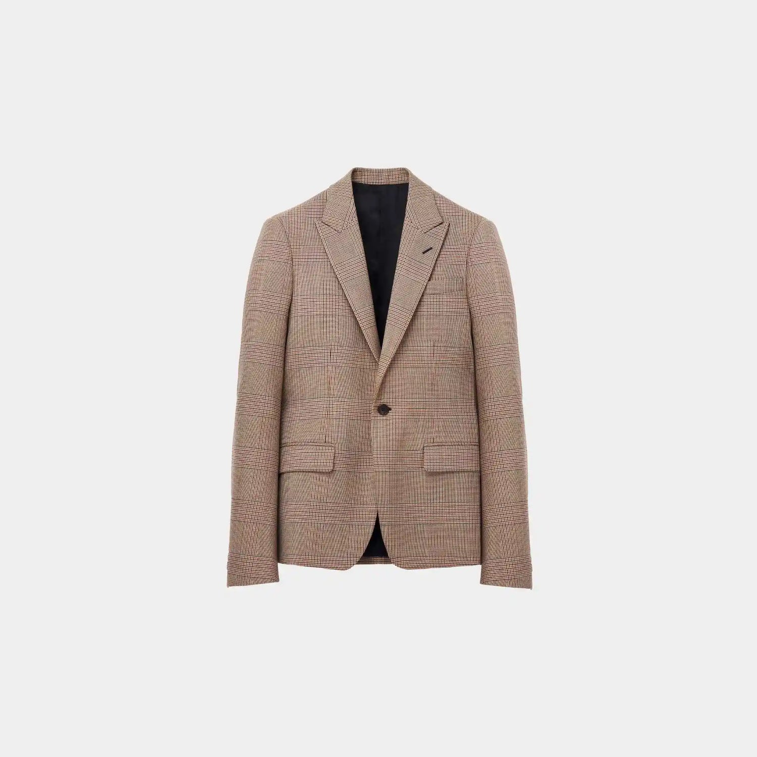 Alexander Mcqueen London Check Single Breasted Jacket, Front