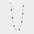 Alhambra Vintage Alhambra long necklace 20 motifs Gold Diamond Onyx, Front