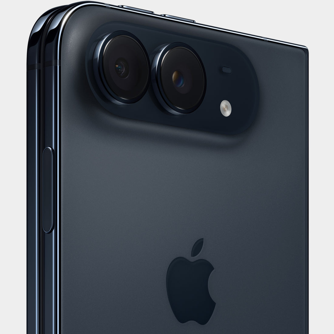 Apple iPhone Duo Night Sky, titanium and camera detail