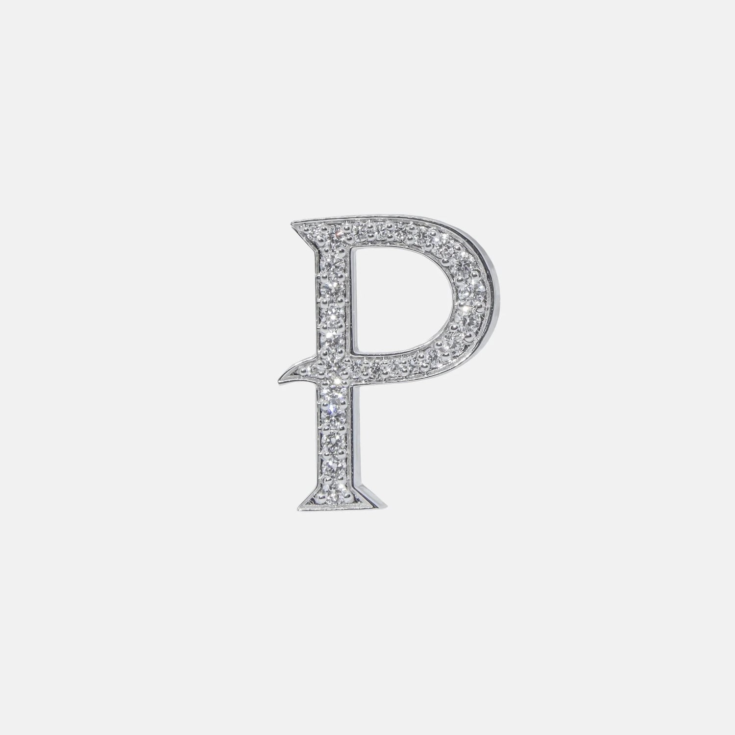 Ashna Mehta Alphabets Bag Bijoux with Natural Diamonds in White Gold, P