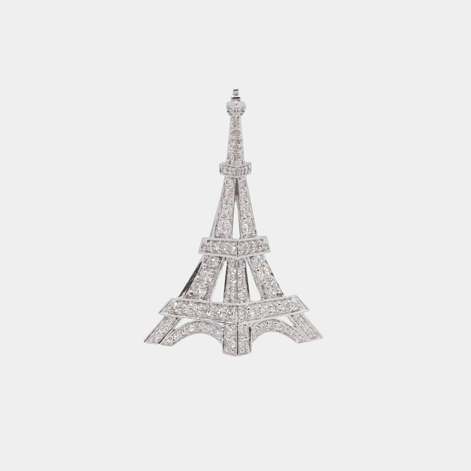 Ashna Mehta Eiffel Tower Customized Bag Bijoux, Front