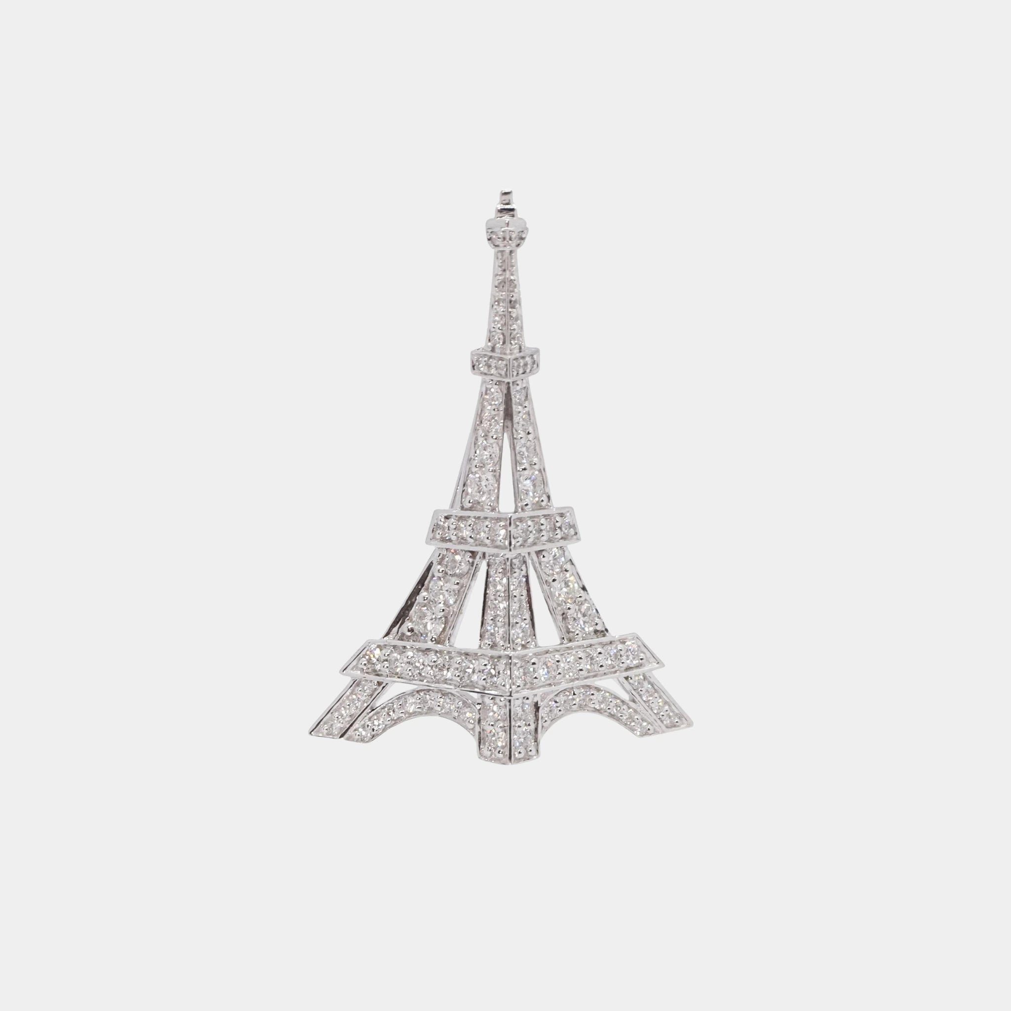 Ashna Mehta Eiffel Tower Customized Bag Bijoux, Front