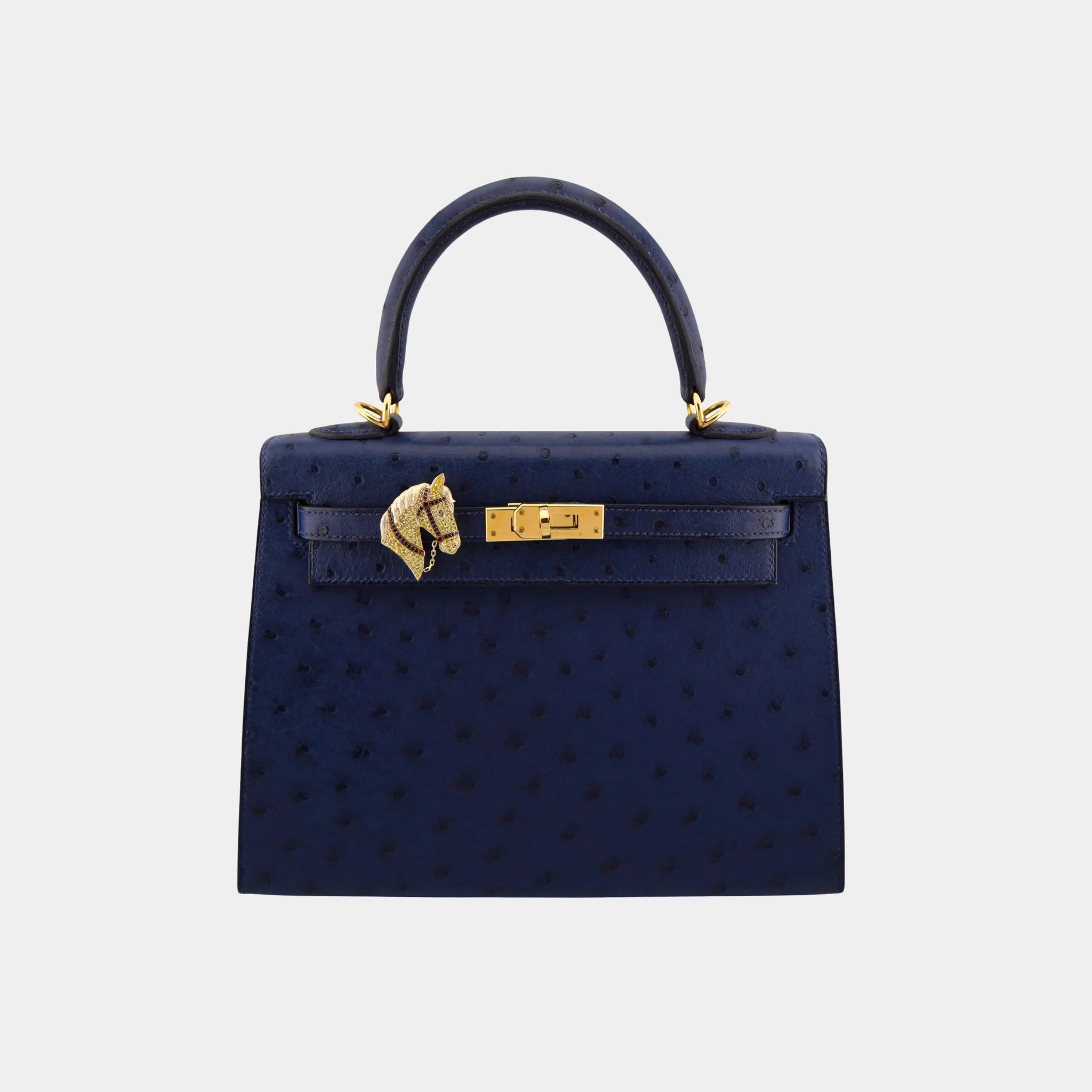 Ashna Mehta Horse Customized Bag Bijoux, Yellow Gold, Diamond, Attached