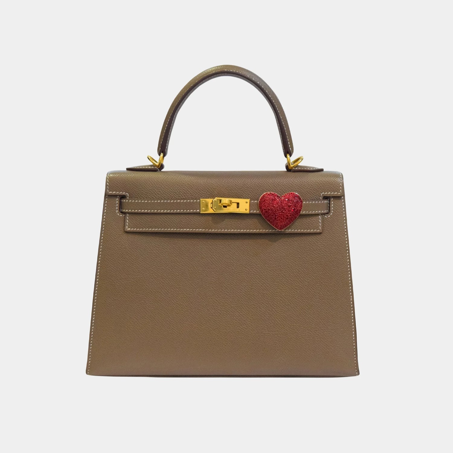 Ashna Mehta Ruby Heart Customized Bag Bijoux, Attached