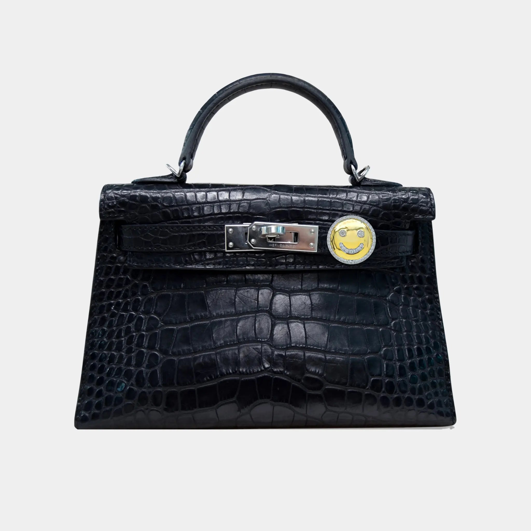 Ashna Mehta Smiley Customized Bag Bijoux with Natural Diamonds, Attached