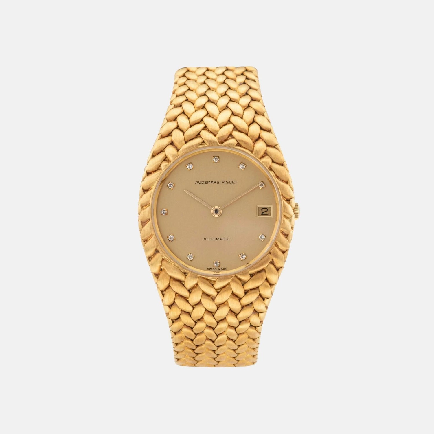 Audemars Piguet Cobra 18K Yellow Gold Diamond Dial 5403BA, Front