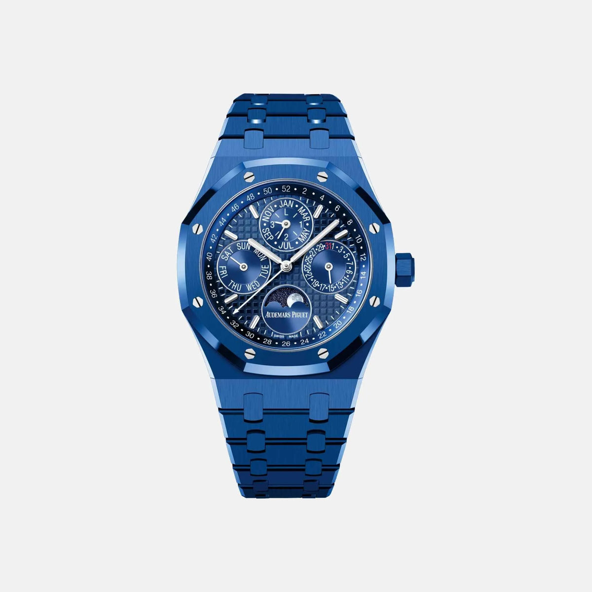 ساعة Audemars Piguet Royal Oak Perpetual Calendar Blue Dial Ref. 26579CS.OO.1225CS.01
