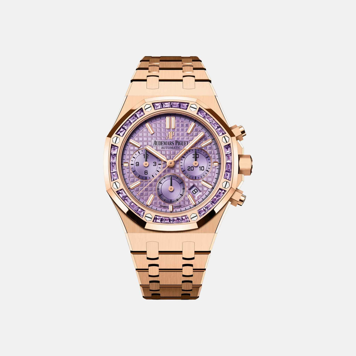 كرونوغراف Royal Oak أوتوماتيكي بميناء أرجواني