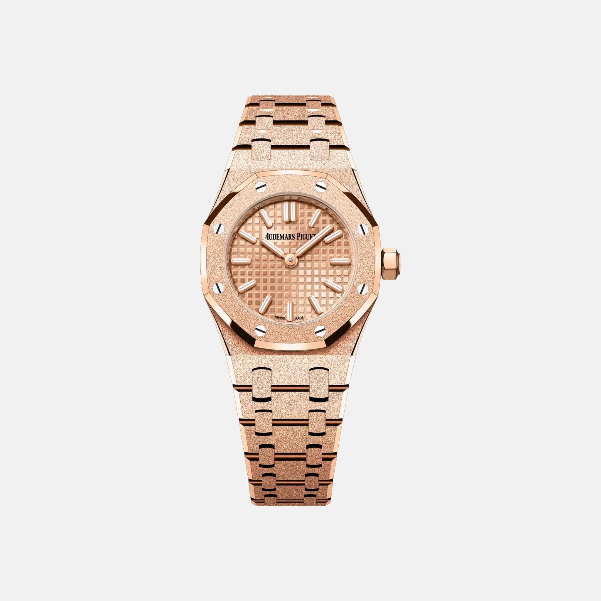 Audemars Piguet Royal Oak Mini Frosted Gold Quartz Ref 67630OR.GG.1312OR.01-B