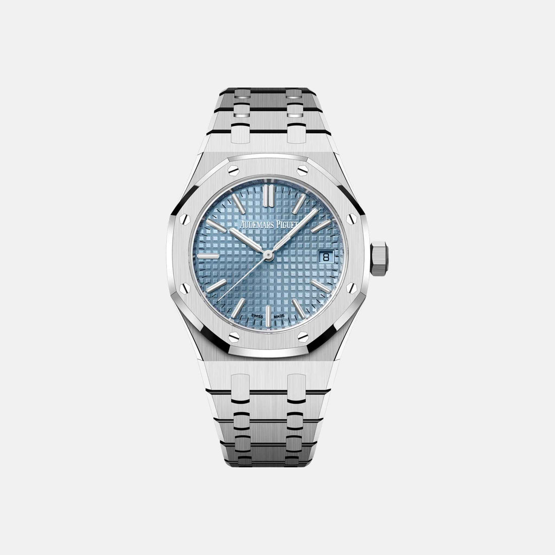 Audemars Piguet Royal Oak Selfwinding 37mm in Light Blue Dial, Front