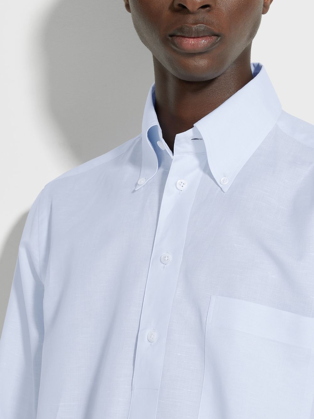 COTTON AND LINEN SHIRT