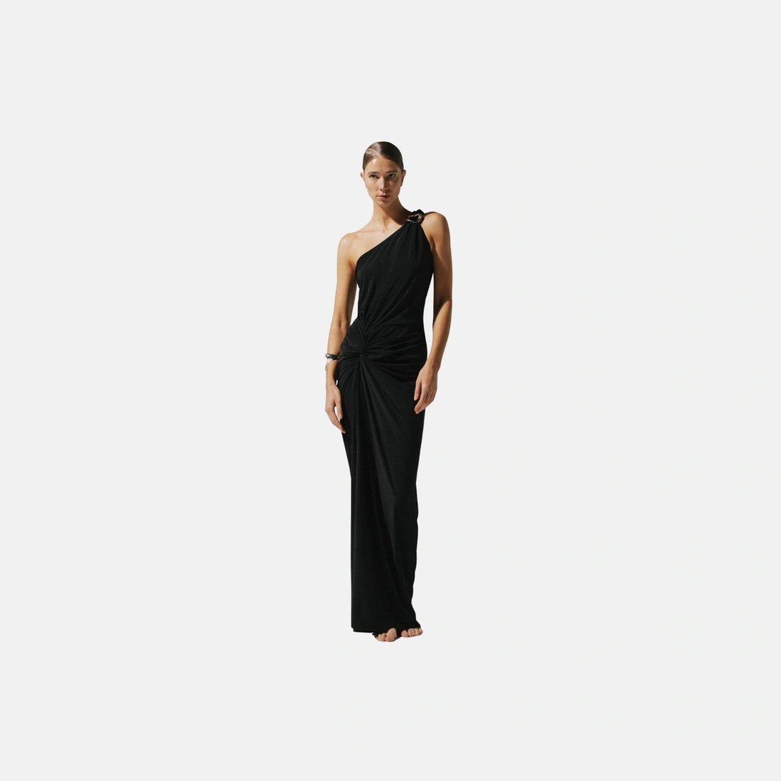 Baobab Canoa Maxi Dress, Model, Front