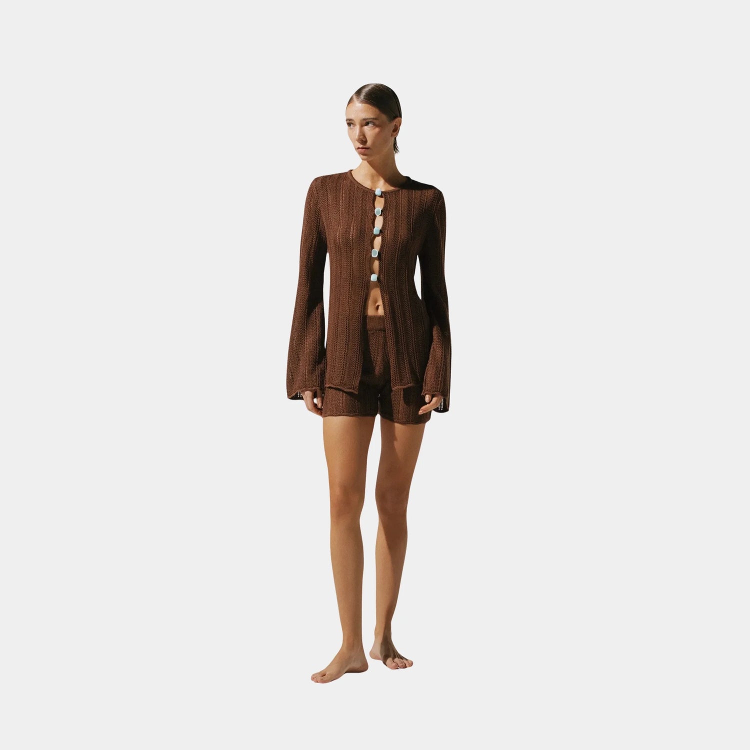 Baobab Corsica Shorts, Pecan, Model