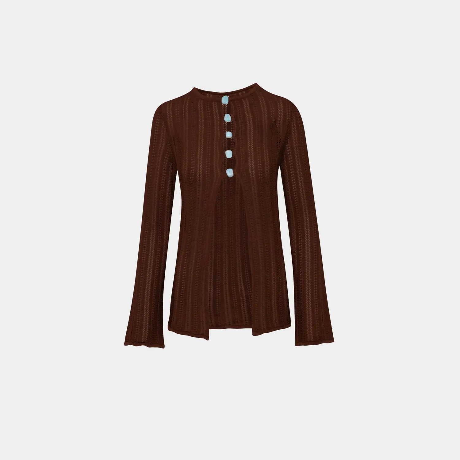 Baobab Corsica Top, Pecan, Front