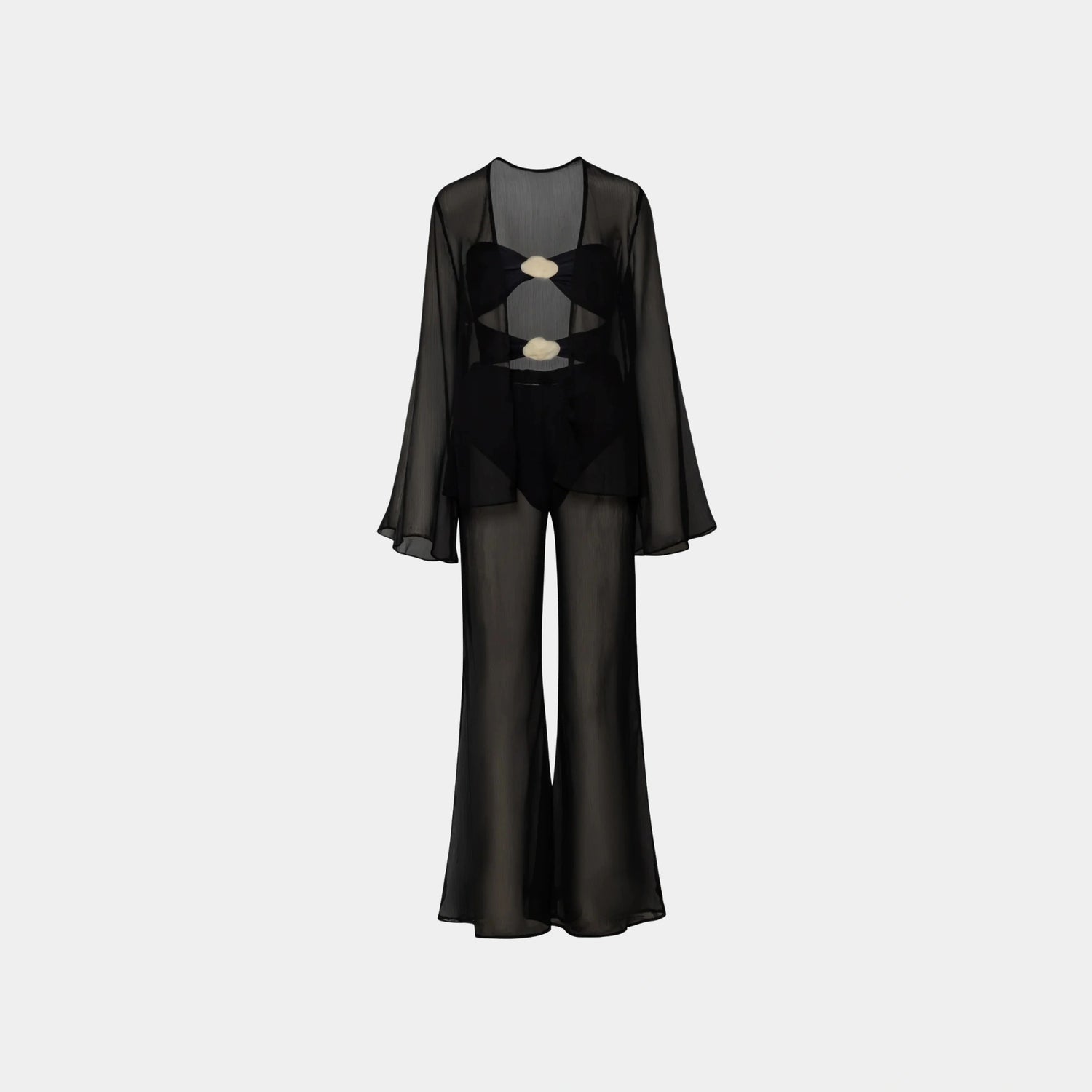 Baobab Gem Pants, Black, Front