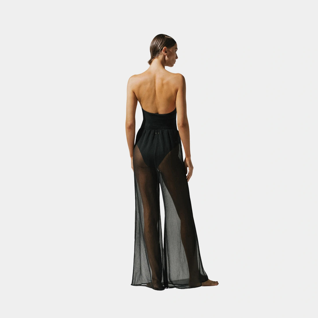 Baobab Gem Pants, Black, Model, Back