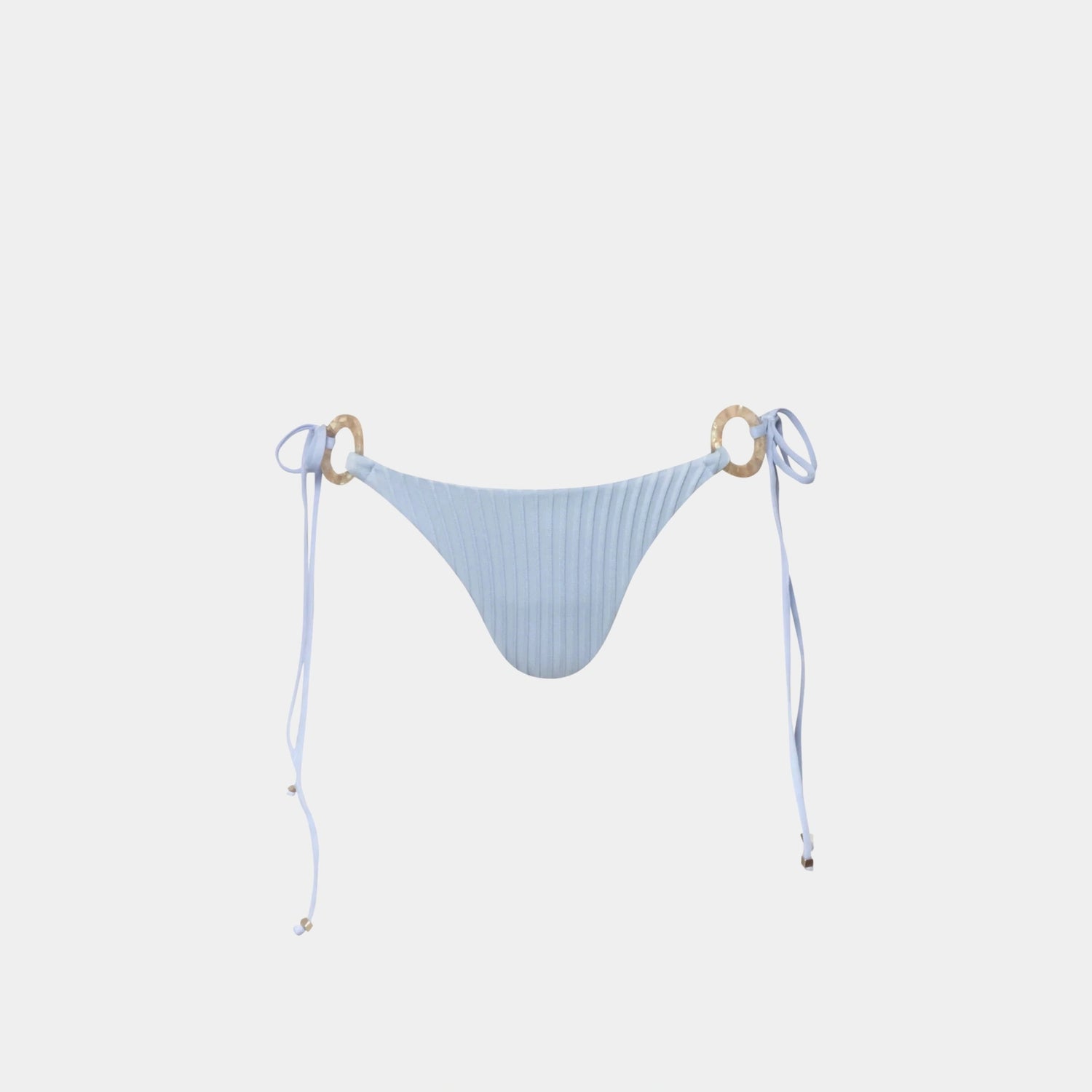 Baobab Kima Bikini Bottom, Grey Blue, Front