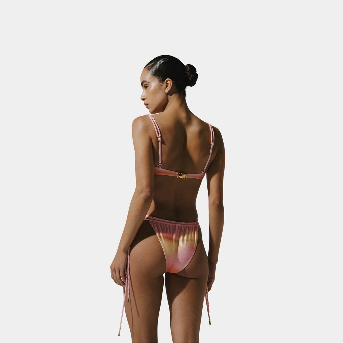 Baobab Lula Bikini Bottom, Coral Reef, Model, Back