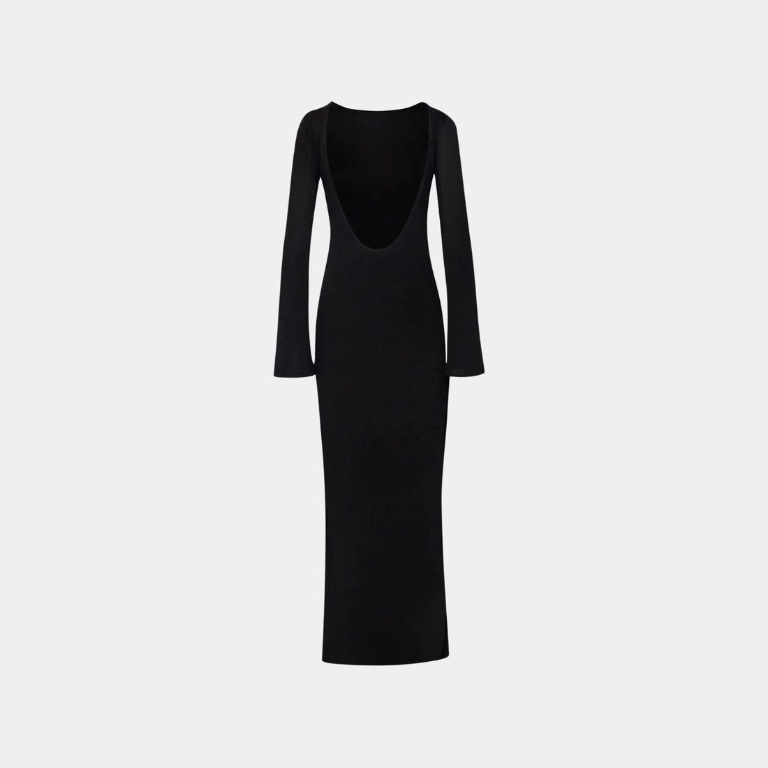 Baobab Musa Maxi Dress, Black , Back 