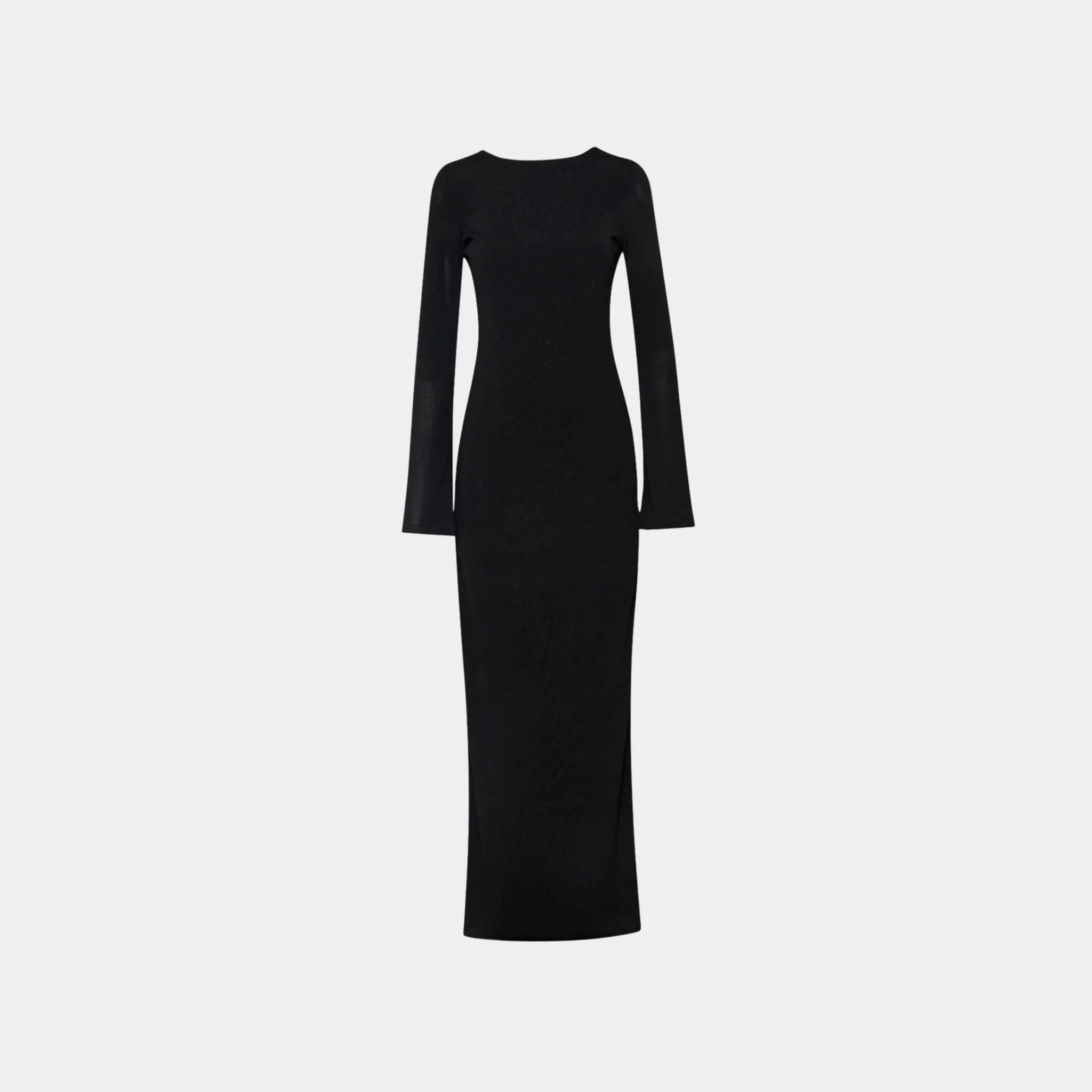 Baobab Musa Maxi Dress, Black , Front 