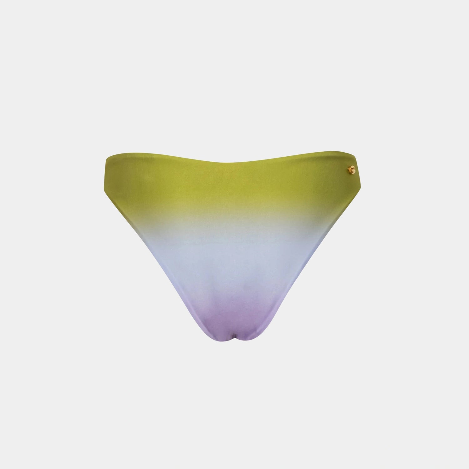 Baobab Nala Bikini Bottom, Green Swirl, Back