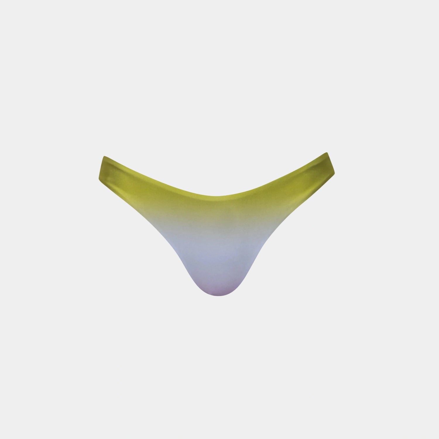 Baobab Nala Bikini Bottom, Green Swirl, Front