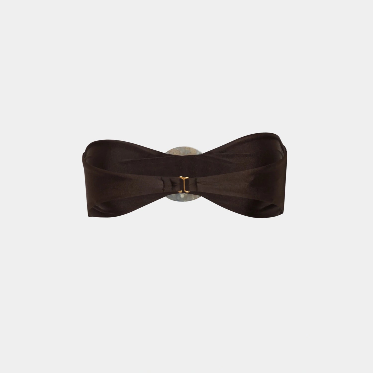 Baobab Nala Bikini Top, Cacao, Back