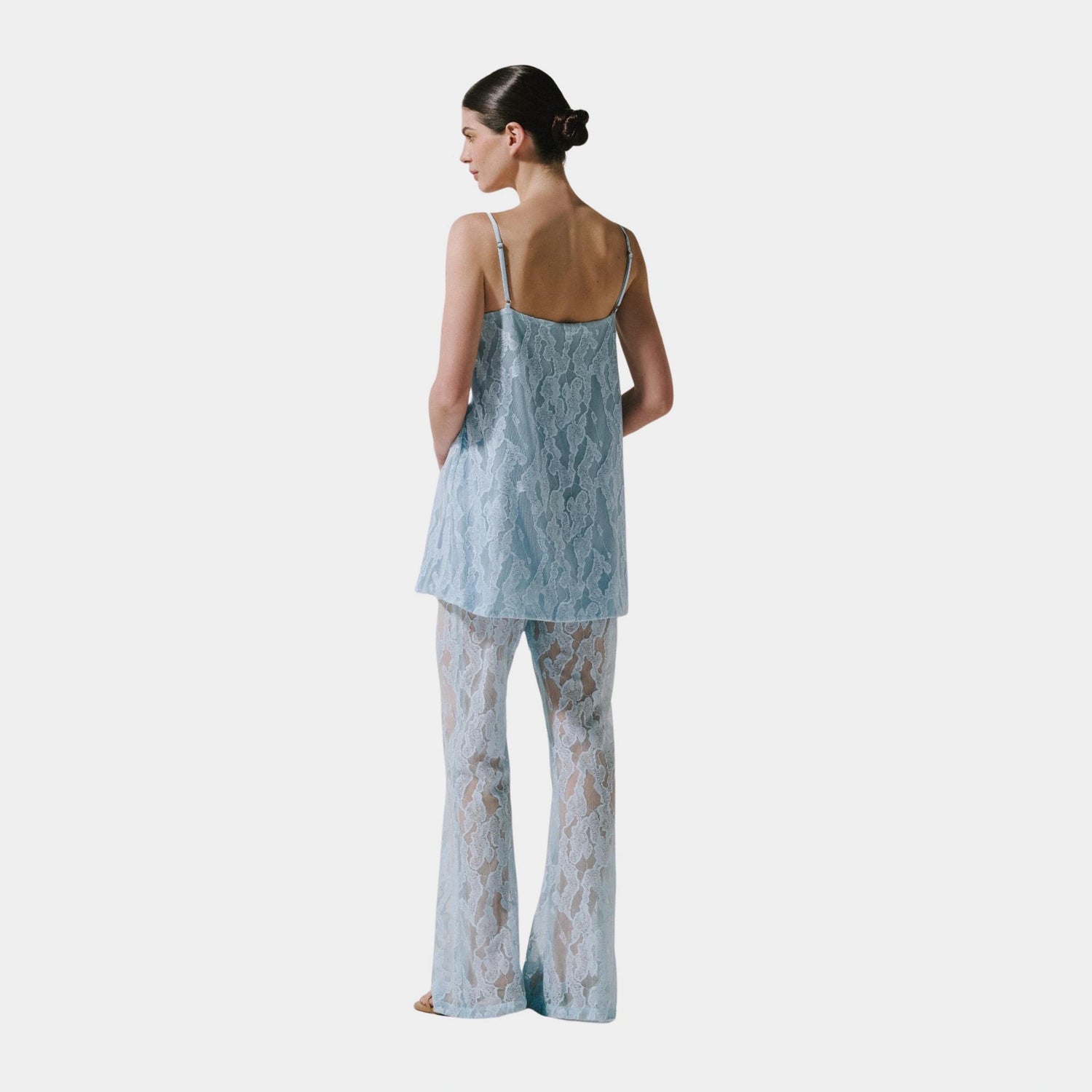 Boabab Porto Pants baby Blue Model, Back 
