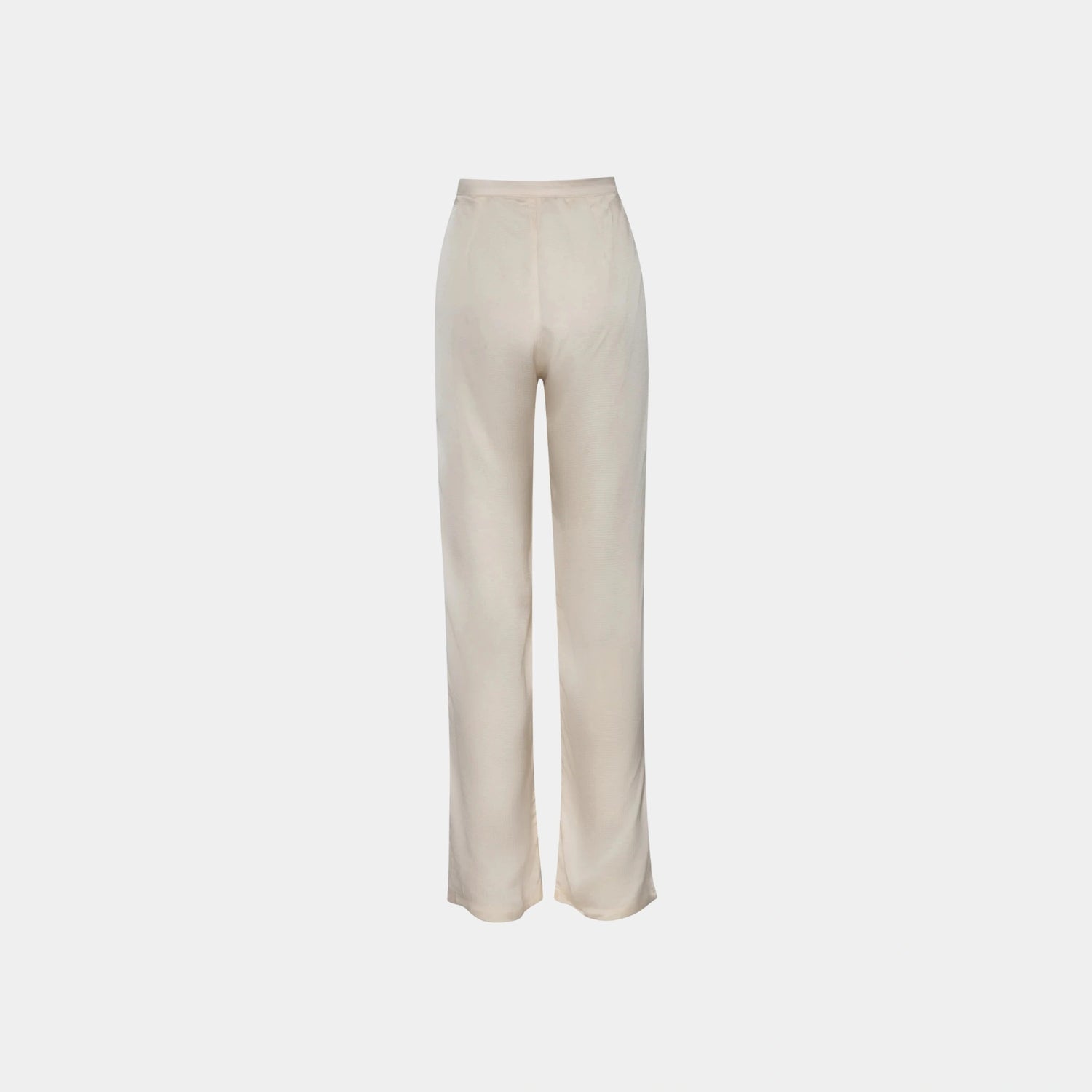 Baobab Porto Pants in Silk, Ivory, Back
