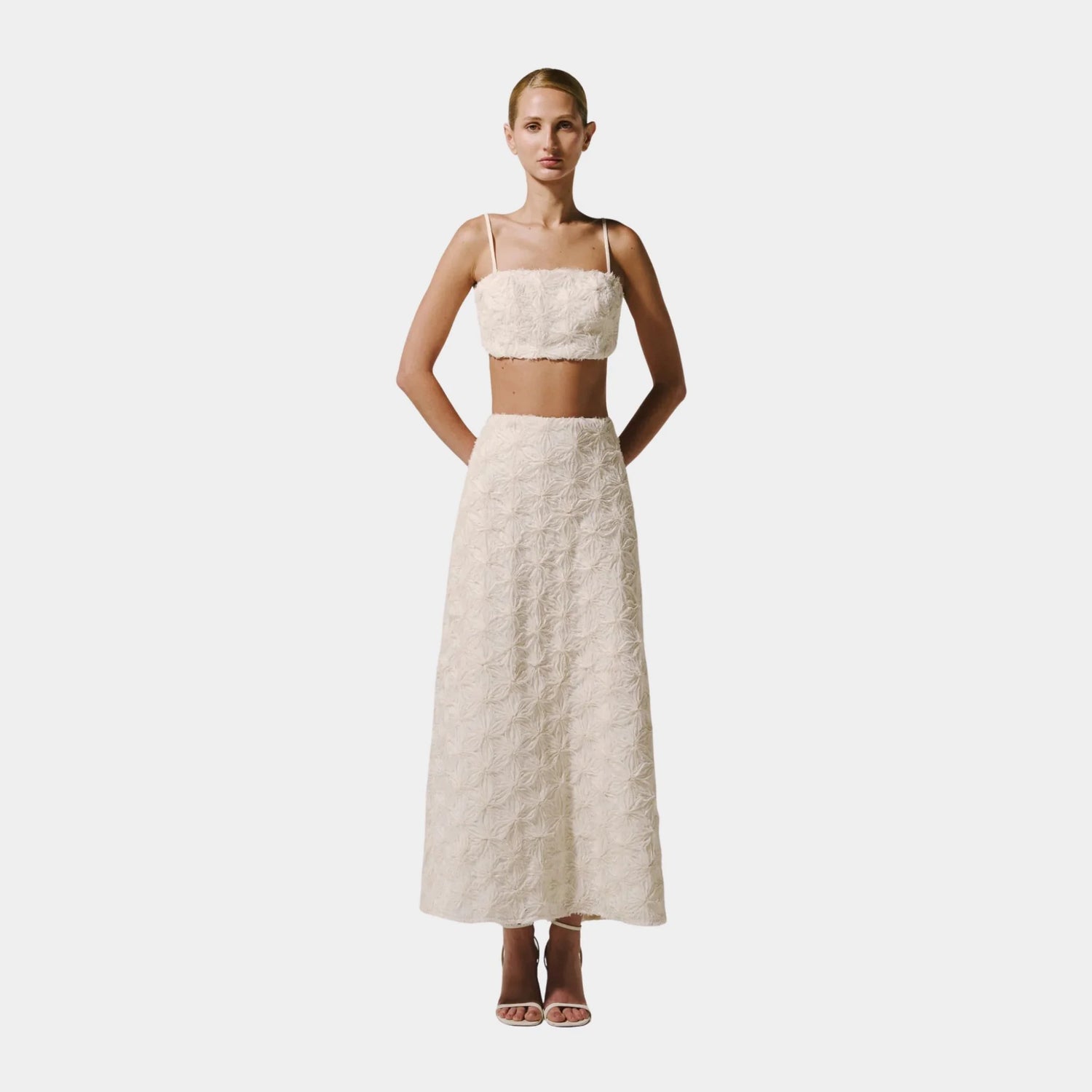 Baobab Loto Maxi Skirt, Front Model 