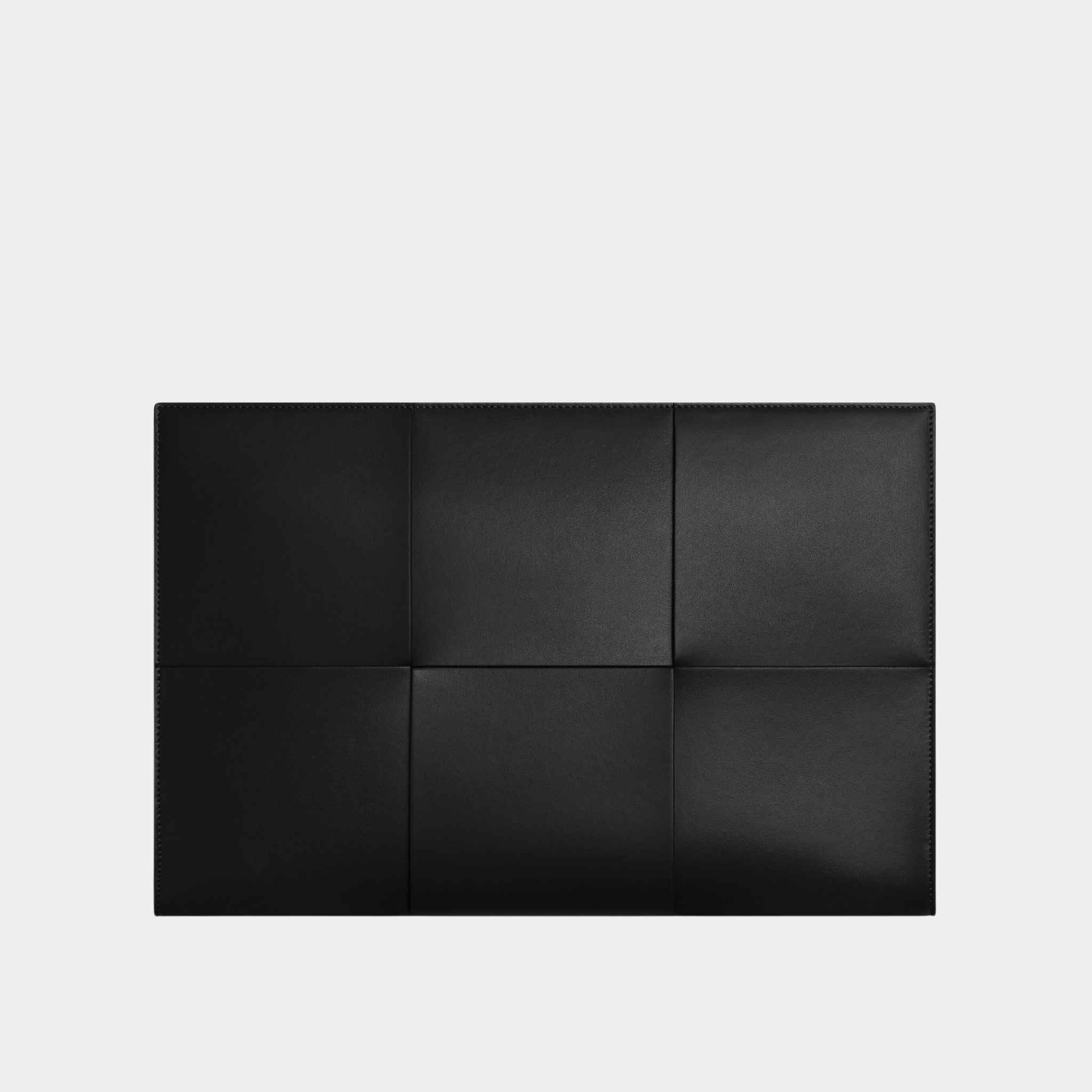 Bottega Veneta Arco Document Case, Black, Front View