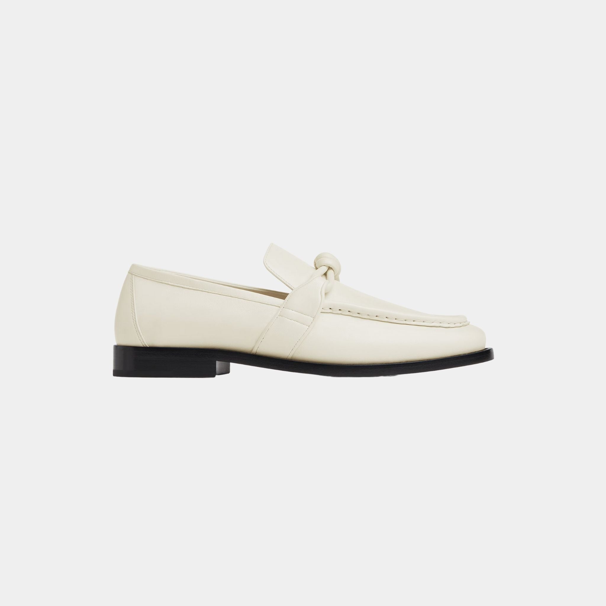 Bottega Veneta Astaire Loafer Calfskin Signature Knot Detail Women, String, Side