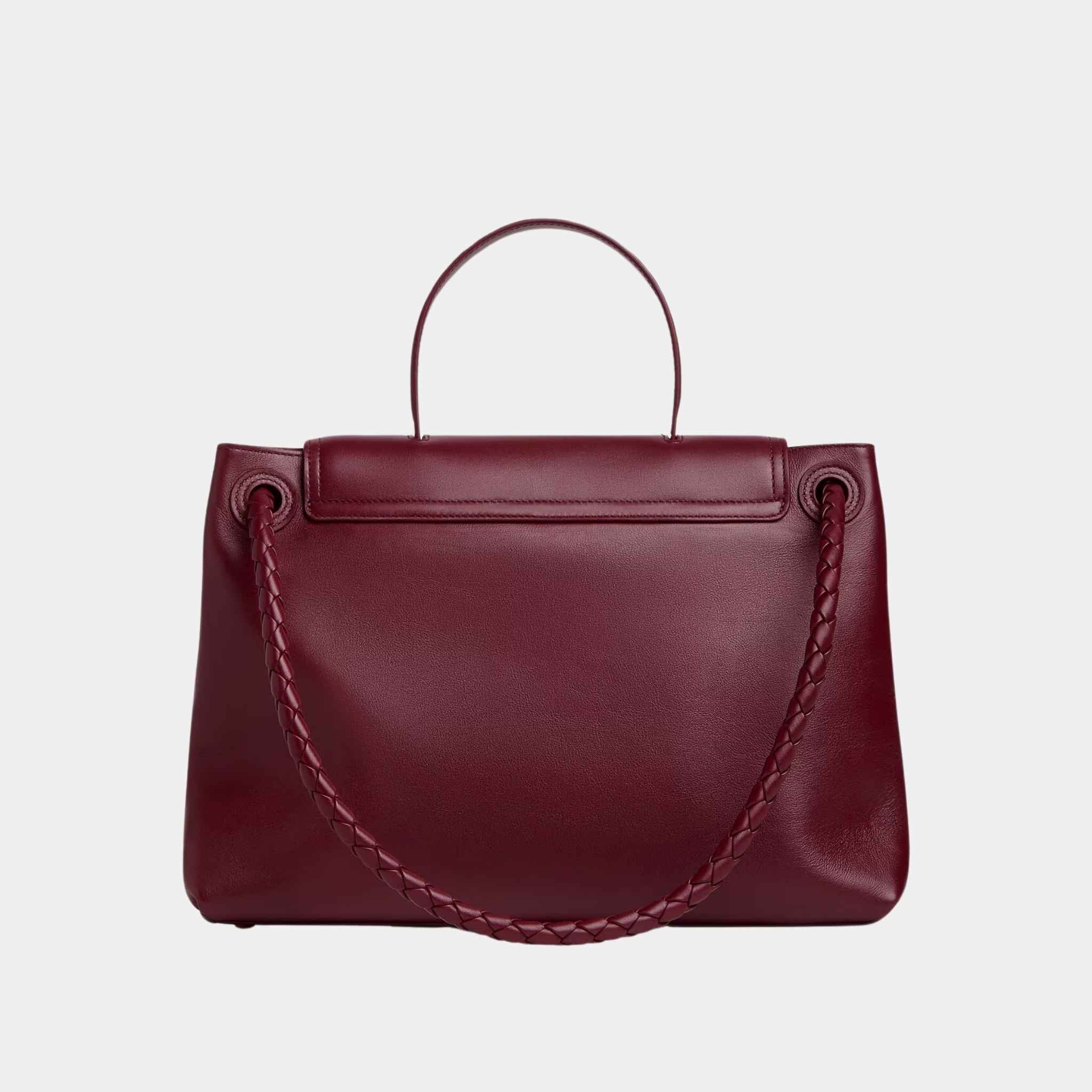 Bottega Veneta Ciao Ciao Silky Calf Leather, Barolo, Back