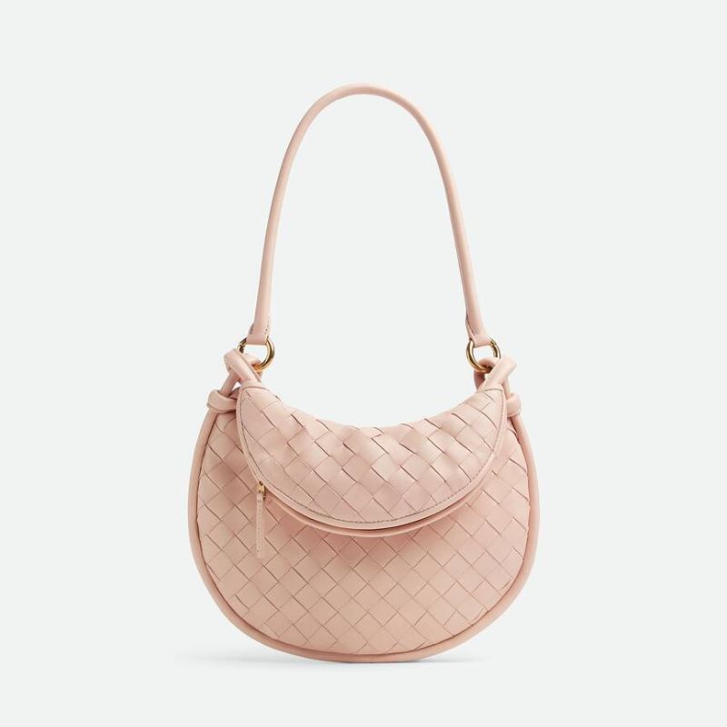 Bottega Veneta Gemelli Small Format Handbag, Pink Color