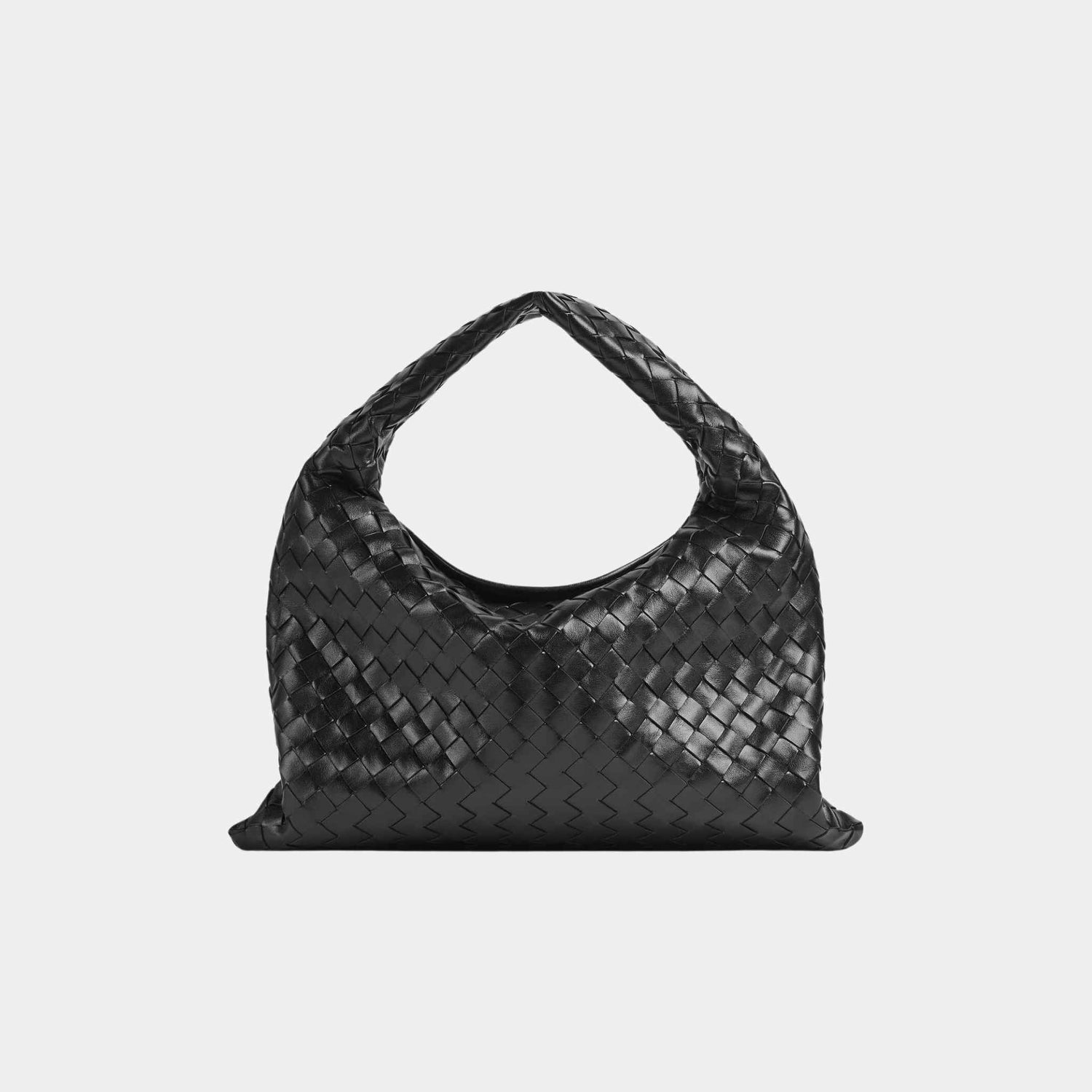 Bottega Veneta Hop, Black, Front