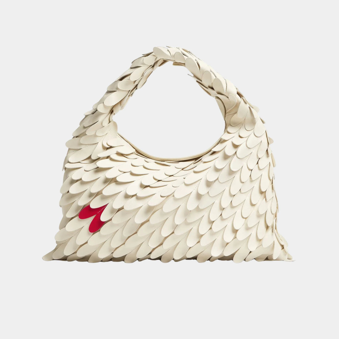 Bottega Veneta Hop Shoulder Bag Nappa Leather With Heart Detailing, Front 