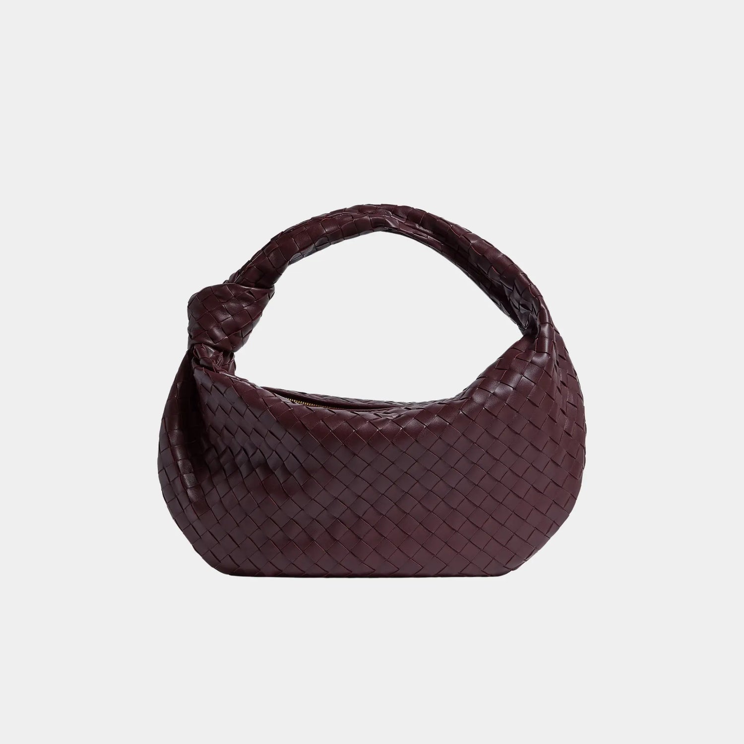 Bottega Veneta Jodie Shoulder Bag, Deep Mahogany, Front