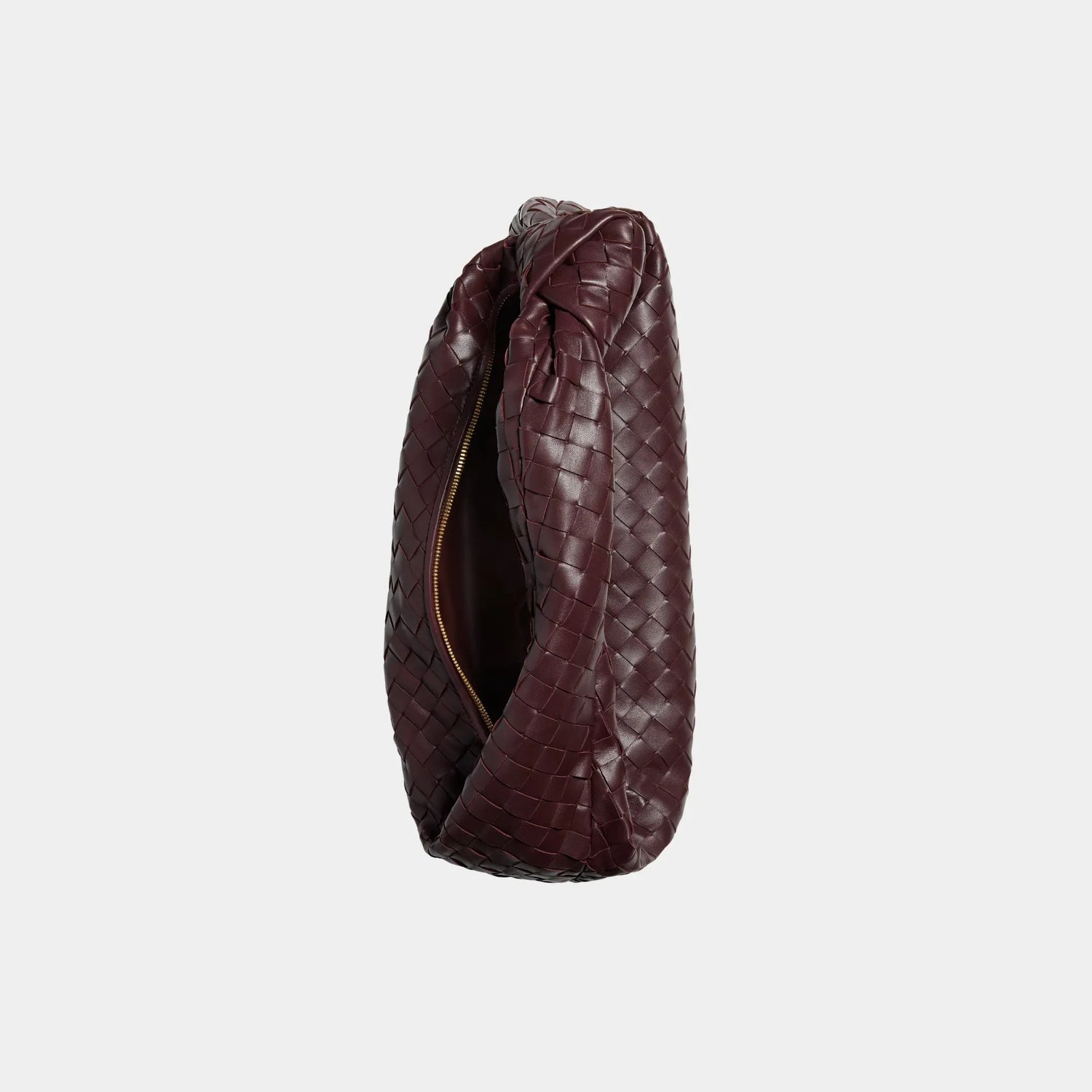 Bottega Veneta Jodie Shoulder Bag, Deep Mahogany, Top