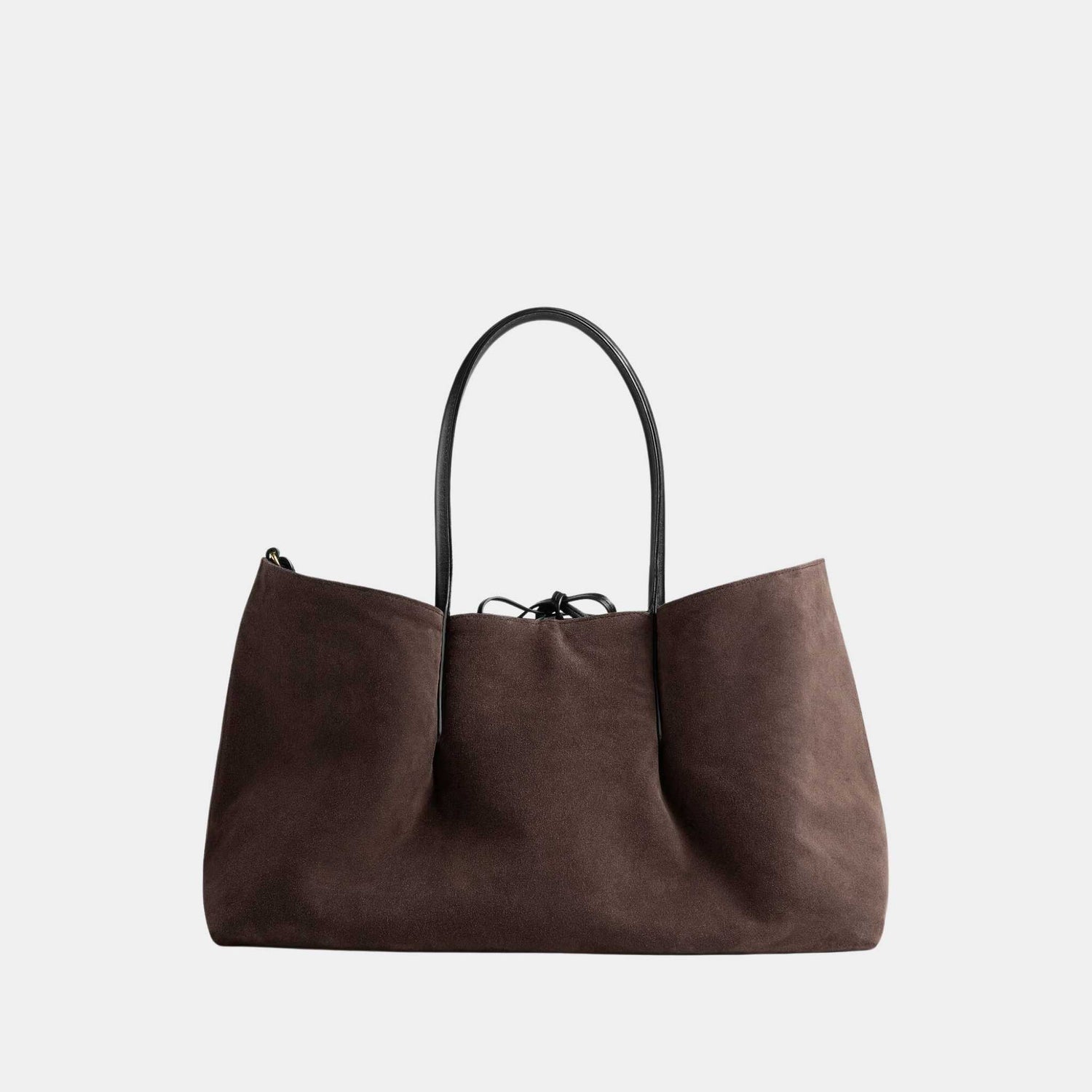 Bottega Veneta Large Pinacoteca Tote Bag, Madder Black, Fondant, Reversed