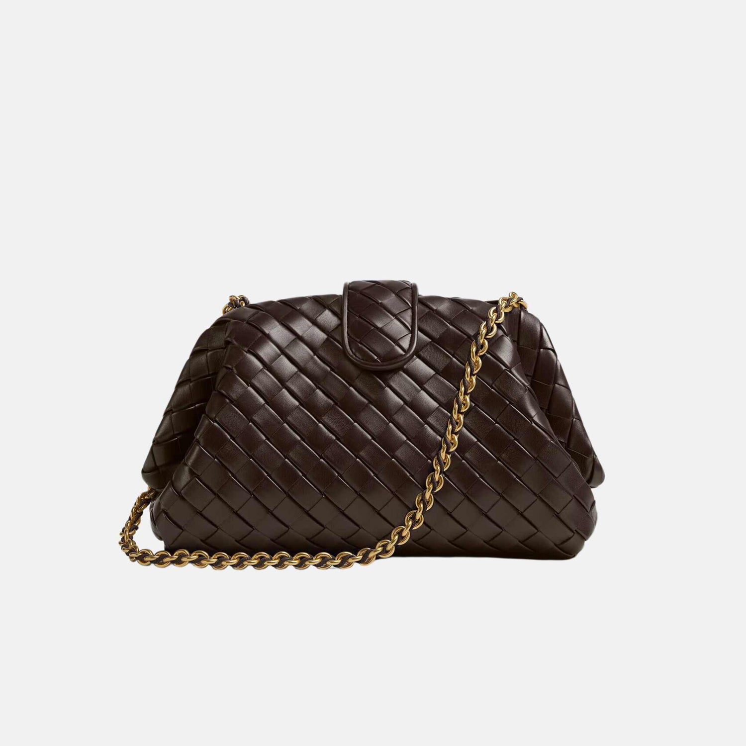 Bottega Veneta Lauren 1980 In Padded Intrecciato Leather, Fondant, Front