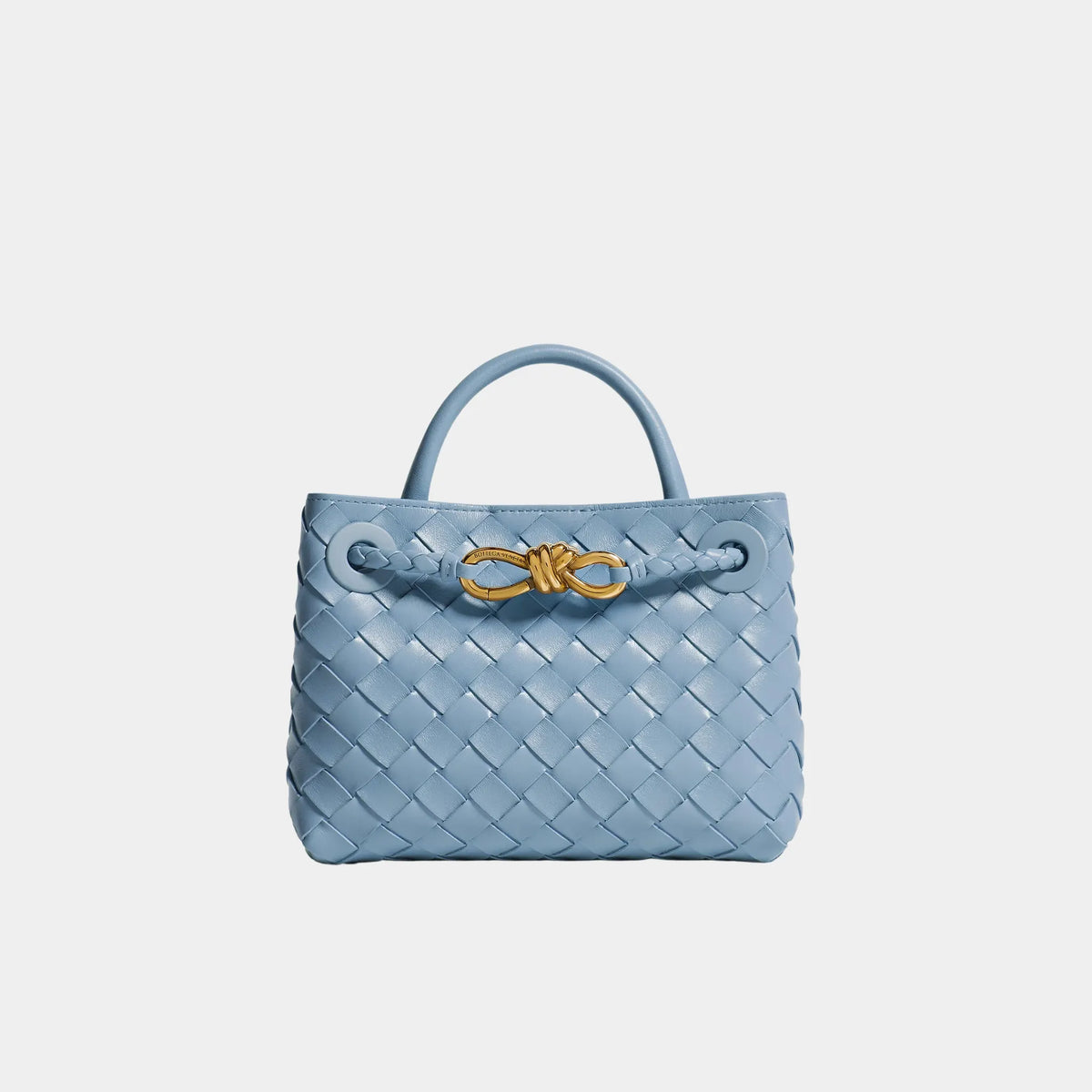 Mini Andiamo Bag in Intrecciato Leather