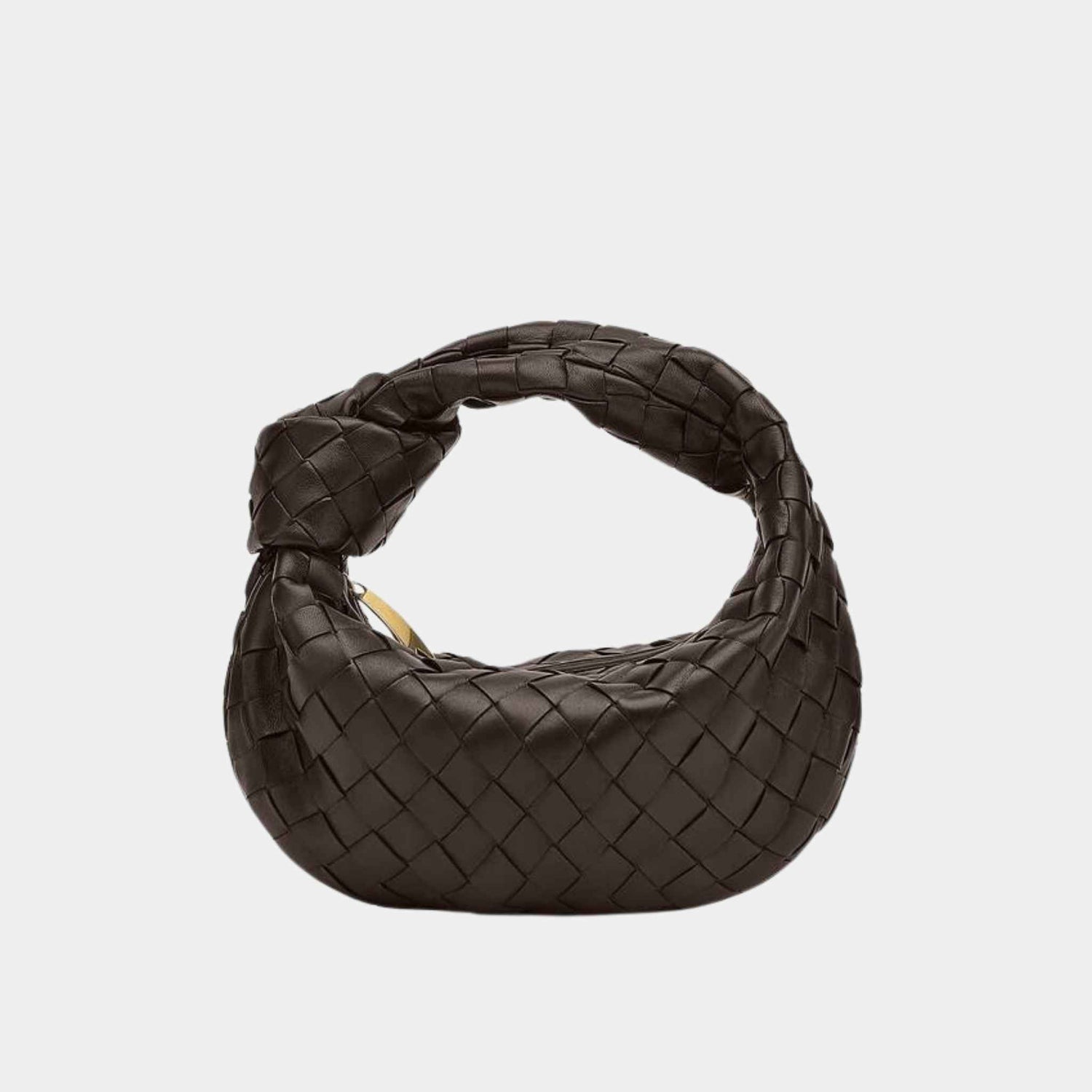 Bottega Veneta Mini Jodie Handbag, Fondant Black, Front View