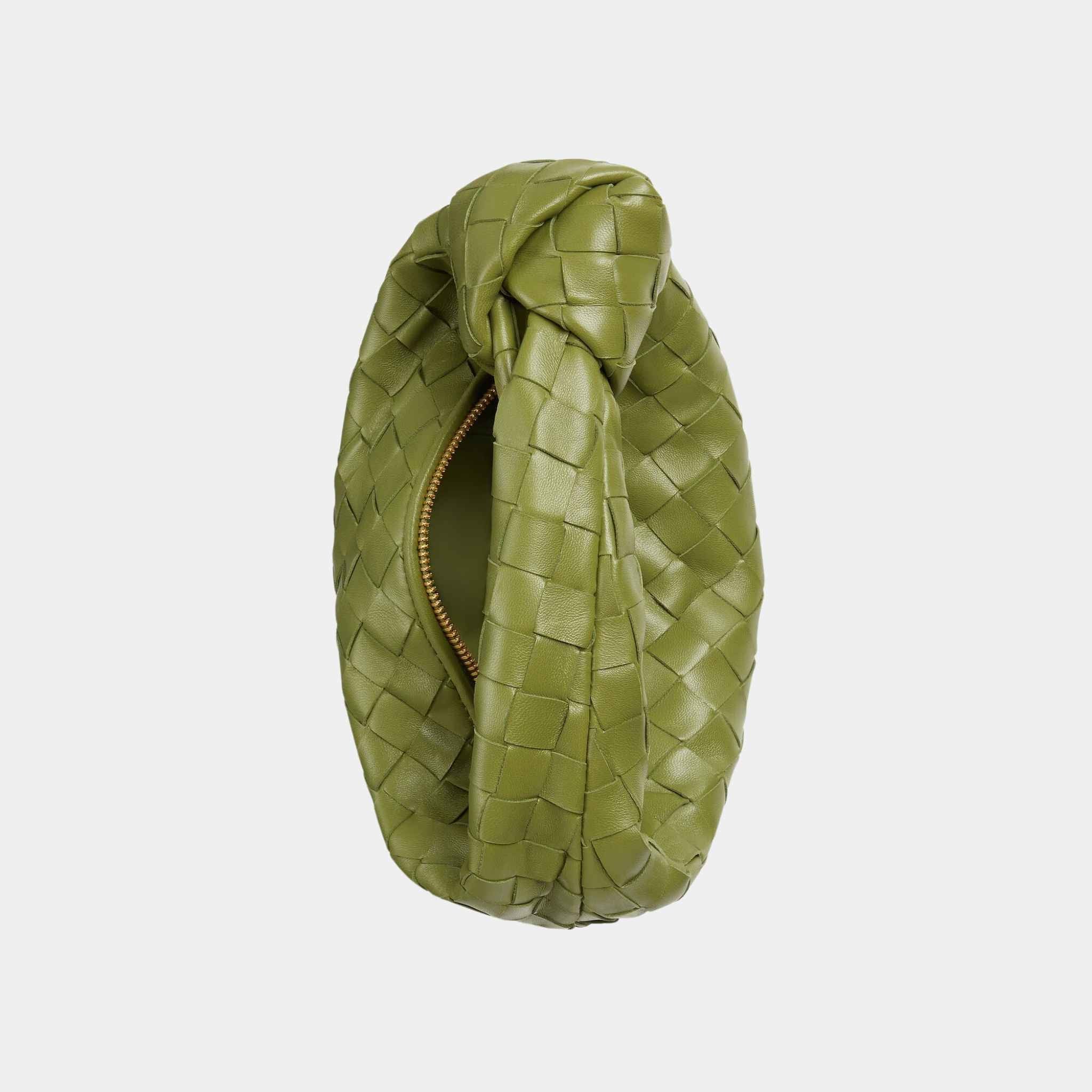 Bottega Veneta Mini Jodie Handbag, Matcha, Top