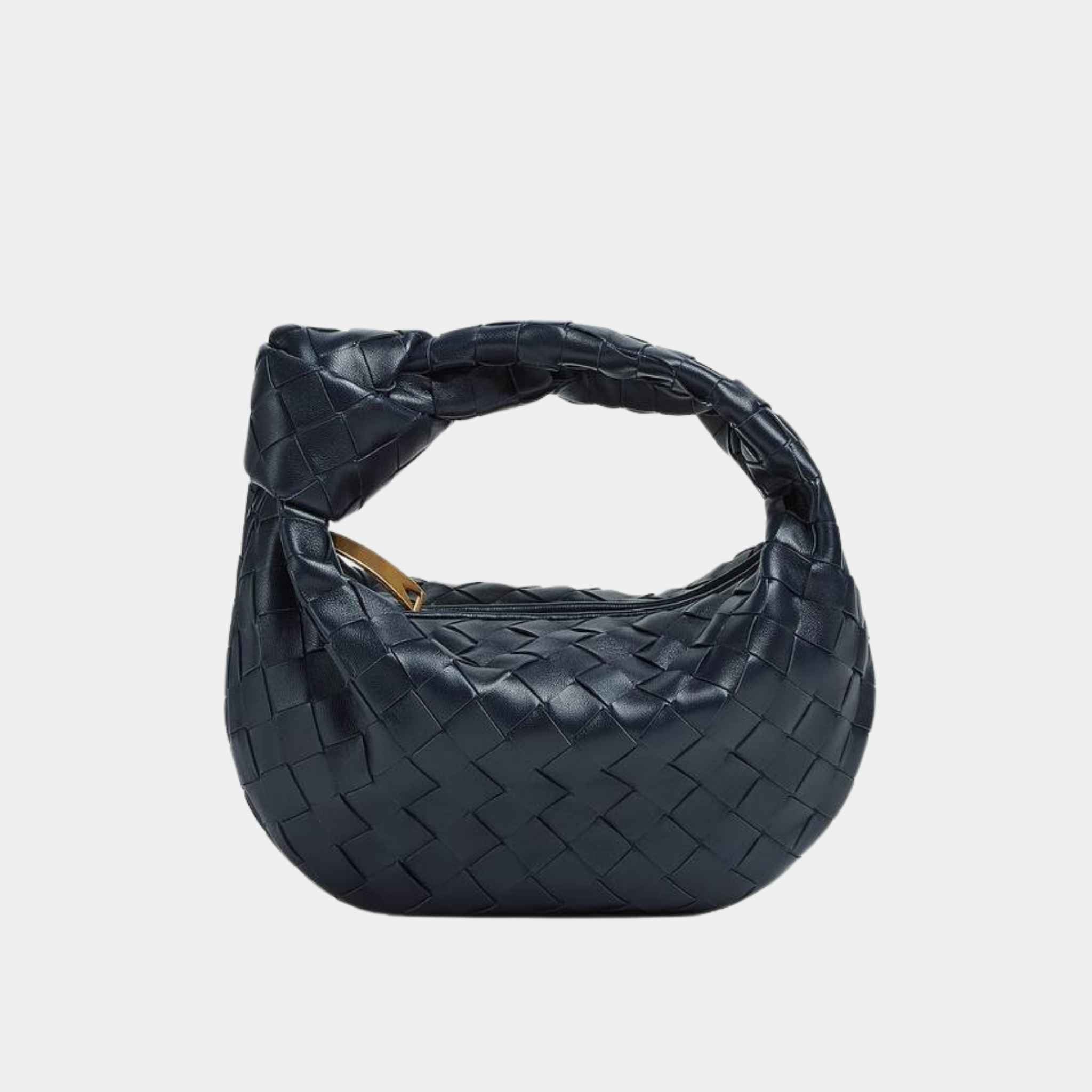 Bottega Veneta Mini Jodie Handbag, Space Blue, Front View