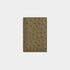 Bottega Veneta Ostrich Leather Flap Card Case, Algae, Front