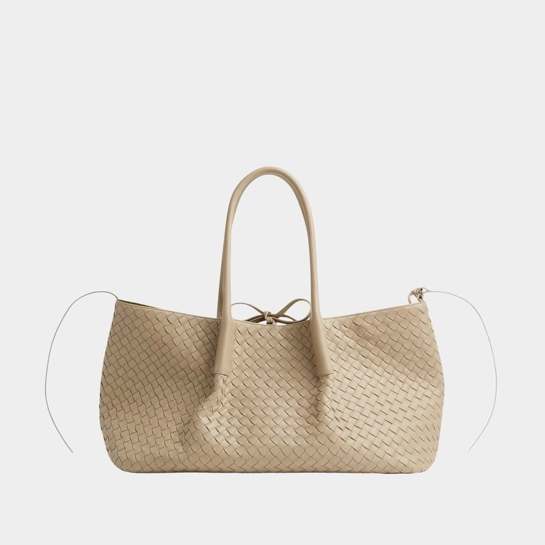 Bottega Veneta Pinacoteca, Ecru, Matcha, Front